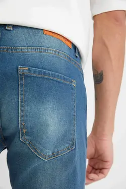 شلوار جین جذب مردانه سبز دفاکتو