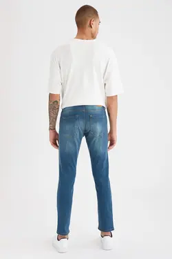 شلوار جین جذب مردانه سبز دفاکتو