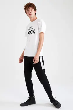 شلوار راحتی جاگر مردانه سیاه دفاکتو