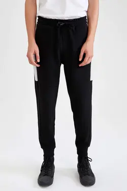 شلوار راحتی جاگر مردانه سیاه دفاکتو