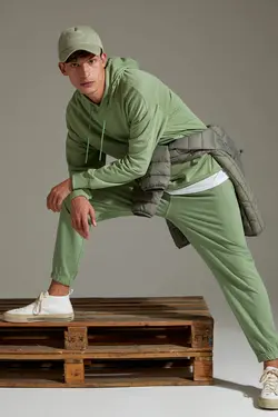 شلوار راحتی جاگر مردانه سبز دفاکتو