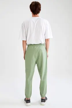 شلوار راحتی جاگر مردانه سبز دفاکتو