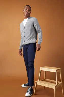 ژاکت مردانه خاکستری دفاکتو