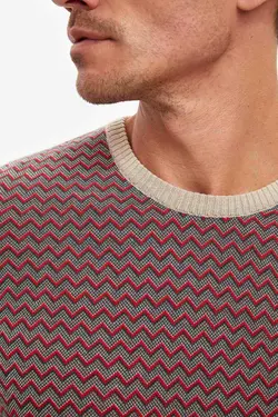 پلیور مردانه قرمز دفاکتو