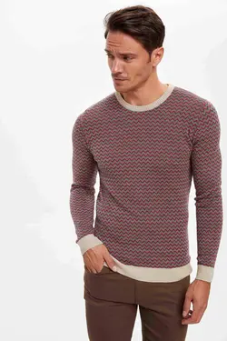 پلیور مردانه قرمز دفاکتو