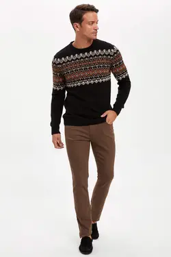 پلیور مردانه سیاه دفاکتو