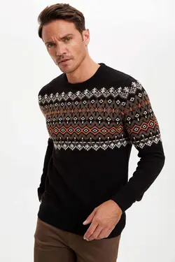 پلیور مردانه سیاه دفاکتو