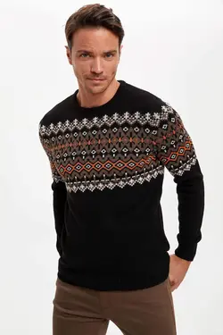 پلیور مردانه سیاه دفاکتو