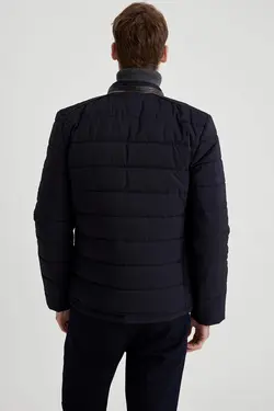 کاپشن مردانه سرمه ای دفاکتو