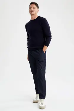 پلیور مردانه سرمه ای دفاکتو