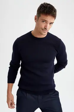 پلیور مردانه سرمه ای دفاکتو