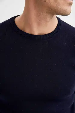 پلیور مردانه سرمه ای دفاکتو