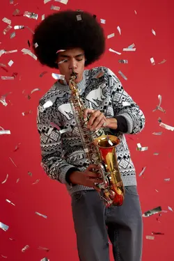 پلیور مردانه خاکستری دفاکتو