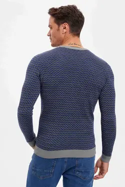 پلیور مردانه آبی دفاکتو