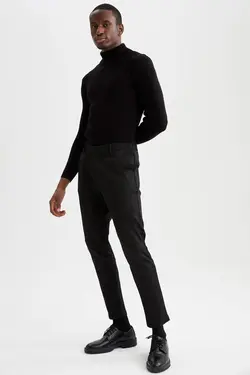 پلیور یقه اسکی مردانه بژ دفاکتو