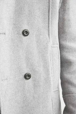 پالتو مردانه خاکستری دفاکتو