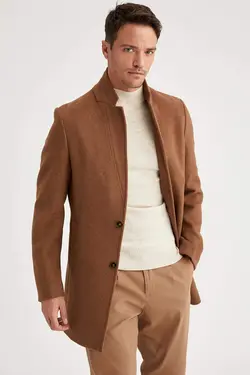 پالتو مردانه قهوه ای دفاکتو
