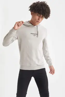 هودی مردانه خاکستری دفاکتو