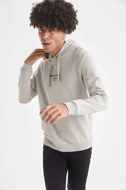 هودی مردانه خاکستری دفاکتو