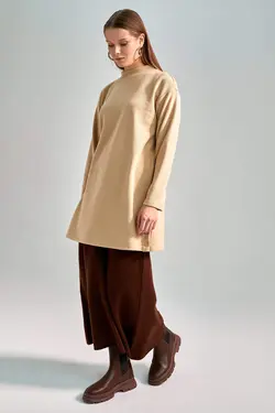 تونیک زنانه بژ دفاکتو