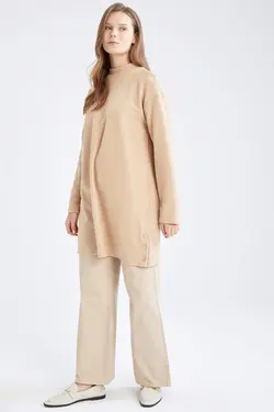 تونیک زنانه بژ دفاکتو