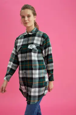 تونیک زنانه سبز دفاکتو