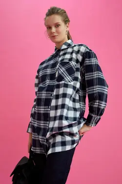 تونیک زنانه سرمه ای دفاکتو