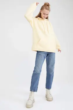 هودی زنانه  زرد دفاکتو