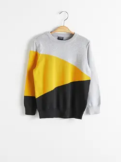 پلیور پسرانه  زرد  ال سی وایکیکی