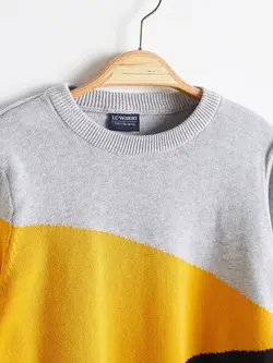 پلیور پسرانه  زرد  ال سی وایکیکی