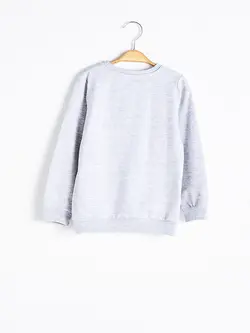 سویشرت پسرانه  خاکستری روشن  ال سی وایکیکی