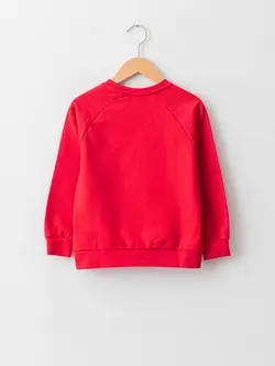 سویشرت پسرانه  قرمز  ال سی وایکیکی