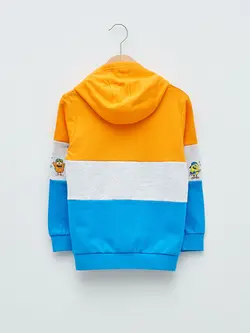 هودی پسرانه  پرتقال آبی  ال سی وایکیکی