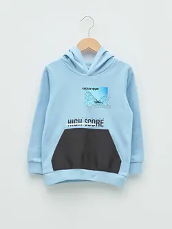 هودی پسرانه  آبی کمرنگ  ال سی وایکیکی