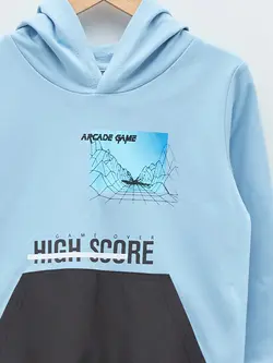 هودی پسرانه  آبی کمرنگ  ال سی وایکیکی