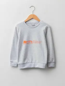 سویشرت پسرانه  خاکستری روشن  ال سی وایکیکی