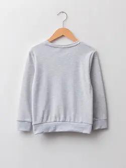 سویشرت پسرانه  خاکستری روشن  ال سی وایکیکی