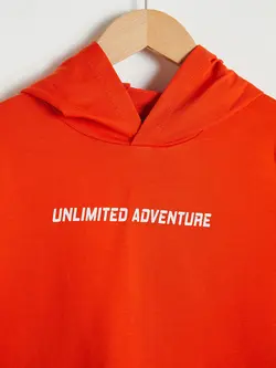 هودی پسرانه  پرتقال آبی  ال سی وایکیکی