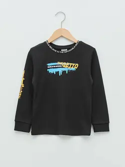 سویشرت پسرانه  مشکی  ال سی وایکیکی