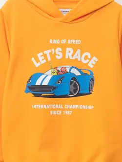 هودی پسرانه  پرتقال آبی  ال سی وایکیکی