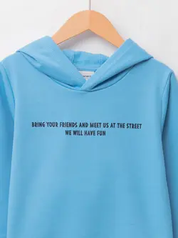 هودی پسرانه  آبی  ال سی وایکیکی
