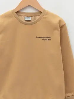 سویشرت پسرانه  بژ  ال سی وایکیکی