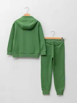 ست هودی و شلوار پسرانه  سبز  ال سی وایکیکی