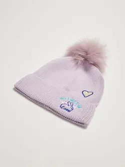 کلاه بافت دخترانه   بنفش روشن  ال سی وایکیکی