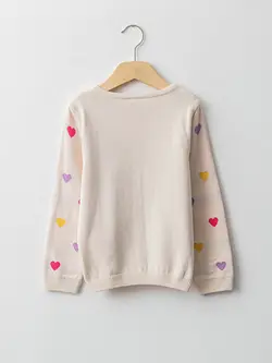 ژاکت دخترانه  صورتی کمرنگ  ال سی وایکیکی