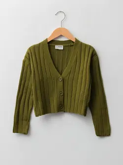 ژاکت دخترانه  سبز  ال سی وایکیکی