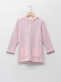 ژاکت دخترانه  صورتی  ال سی وایکیکی