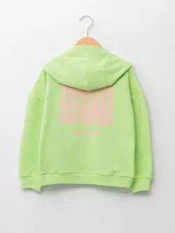 هودی دخترانه  سبز پسته ای  ال سی وایکیکی