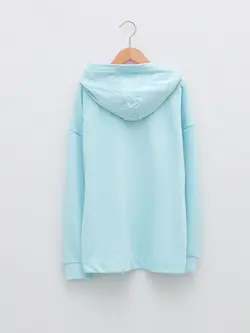 هودی دخترانه  آبی  ال سی وایکیکی