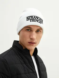 کلاه بافت مردانه  سفید  ال سی وایکیکی